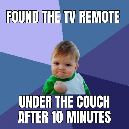 Found the TV remote