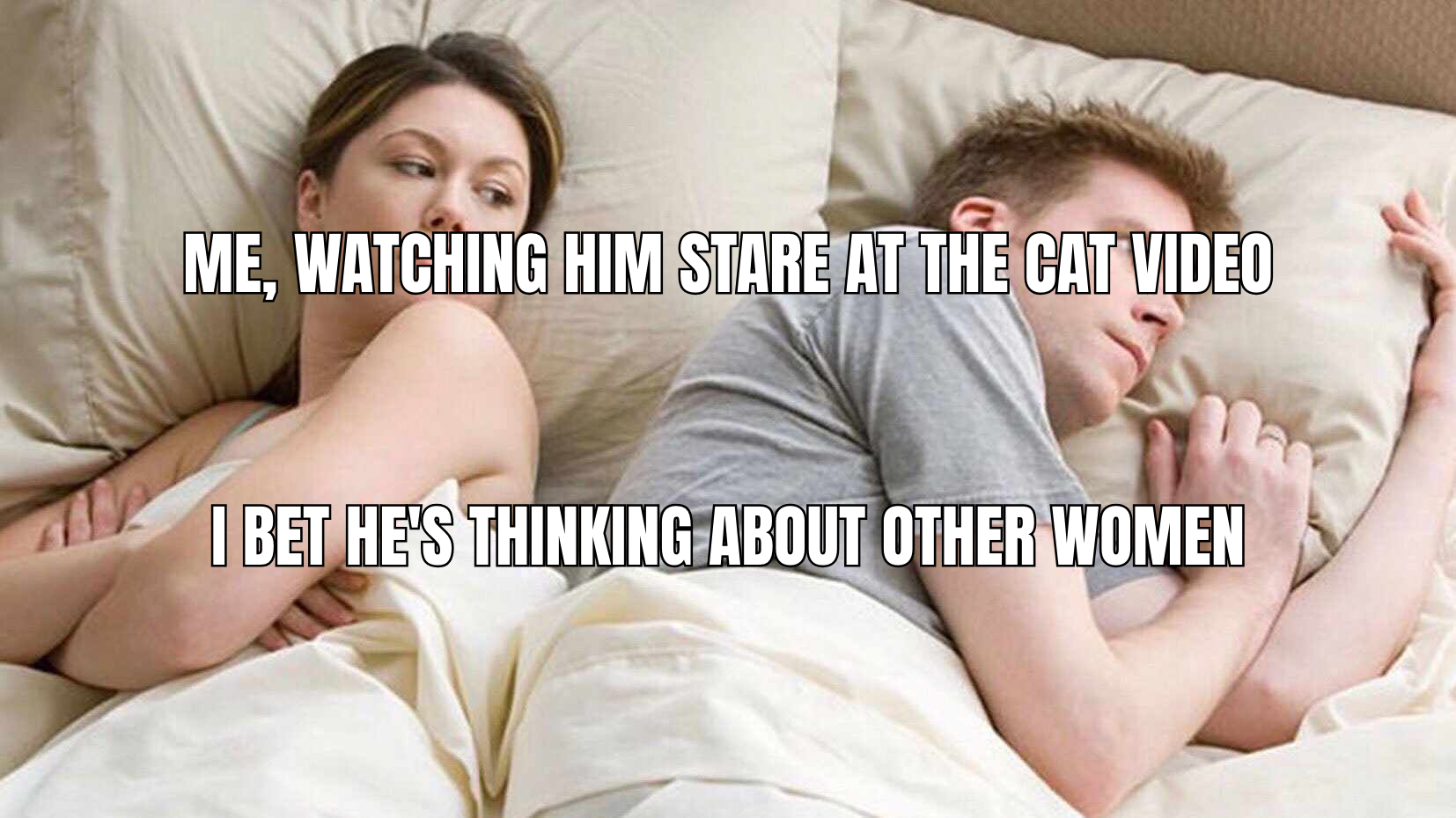 Me, watching him stare at the cat video
