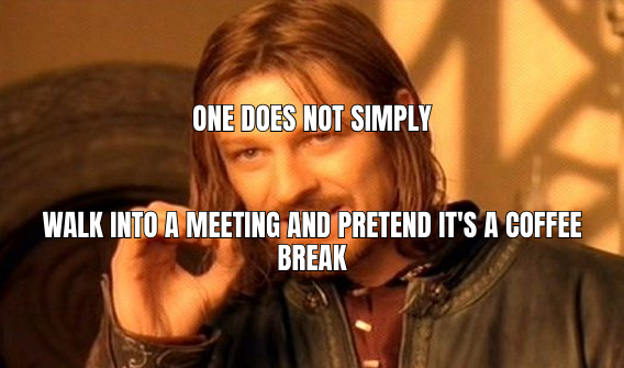 One does not simply